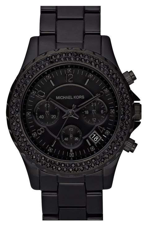 michael kors madison resin crystal watch black|74 results for michael kors madison watch .